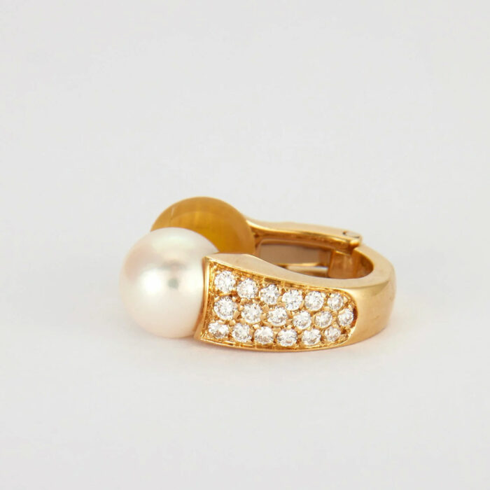 BOUCHERON – Perle Ohrringe – Bild 3
