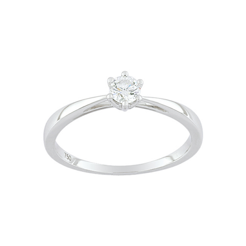 solitaire diamant or joaillerie 020 carat lucky one bijoux