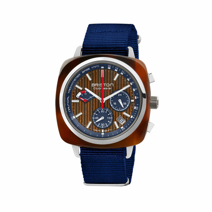 Briston Clubmaster Regatta Walnuss Uhr