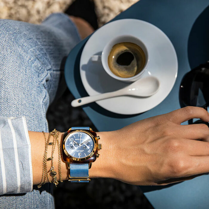 Briston Clubmaster Eisblau Uhr – Bild 3