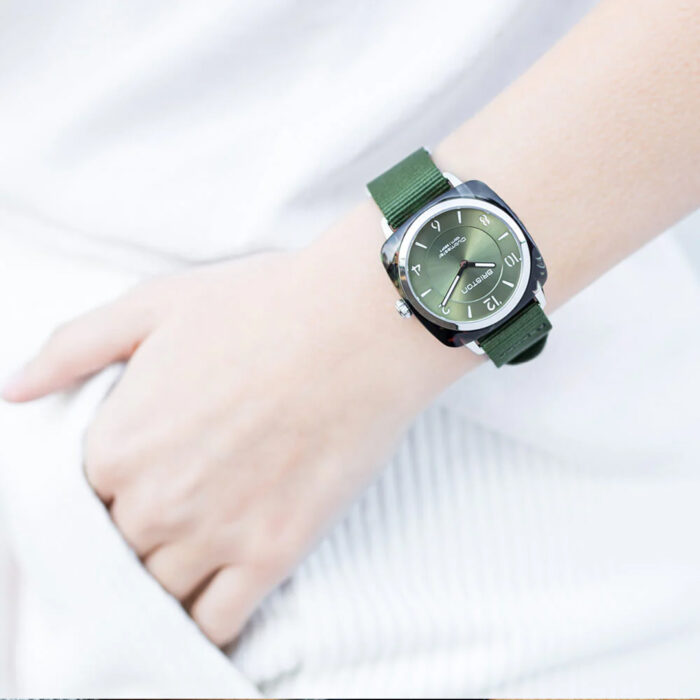 Briston Clubmaster Chic Olivgrün Uhr – Bild 2