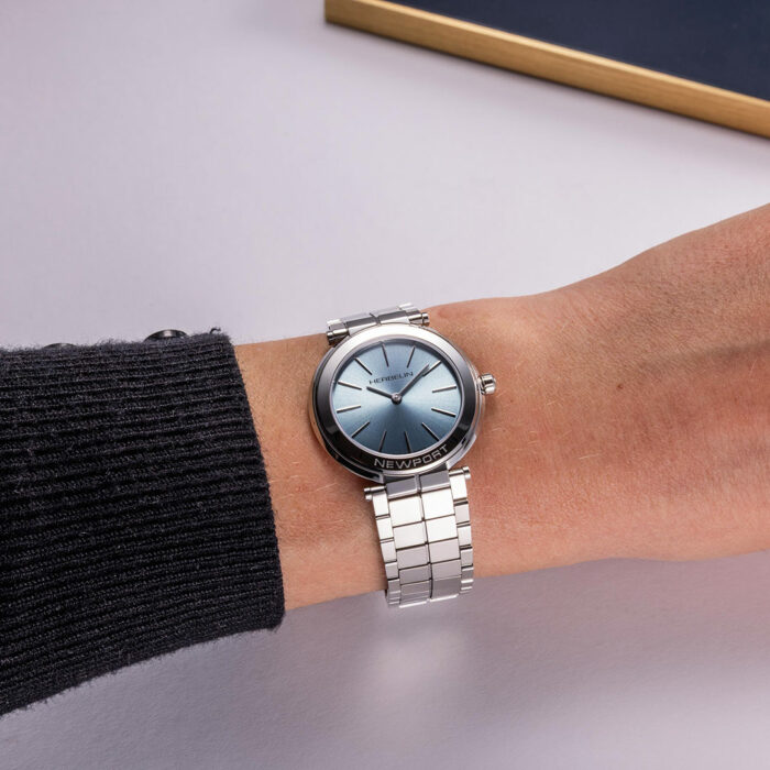 Herbelin Newport Slim Arktisches Blau Uhr – Bild 2