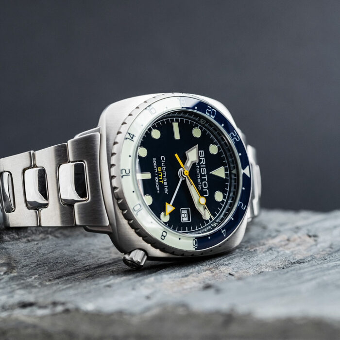Briston Clubmaster Diver Pro GMT Edelstahl Uhr – Bild 2
