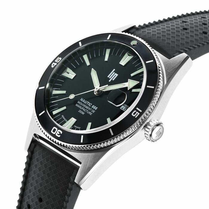 Lip Nautic 666 Automatik Uhr 39mm 676050 – Bild 4