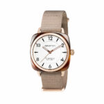 Briston Clubmaster Chic Blanc Gold Weiß Uhr