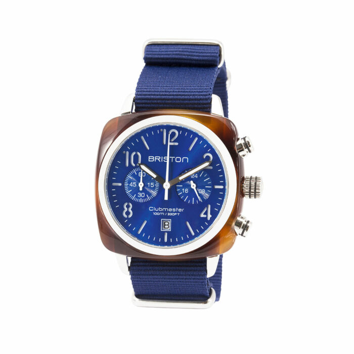 Briston Clubmaster Classic Blau Uhr