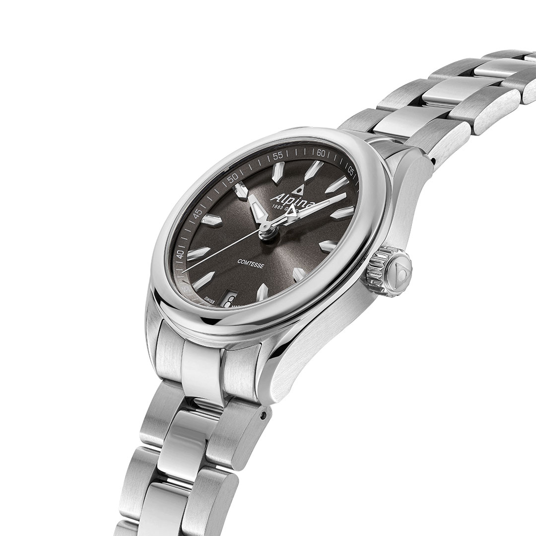 Alpina Comtesse Uhr Schwarzes Zifferblatt AL-240LBR2C6B – Bild 2