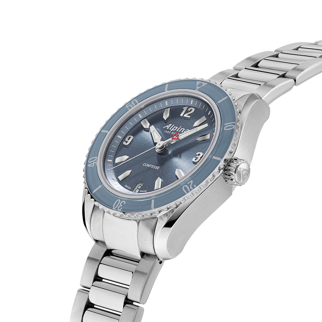 Alpina Alpiner Comtesse Quarzuhr AL-240LN3C6B – Bild 2