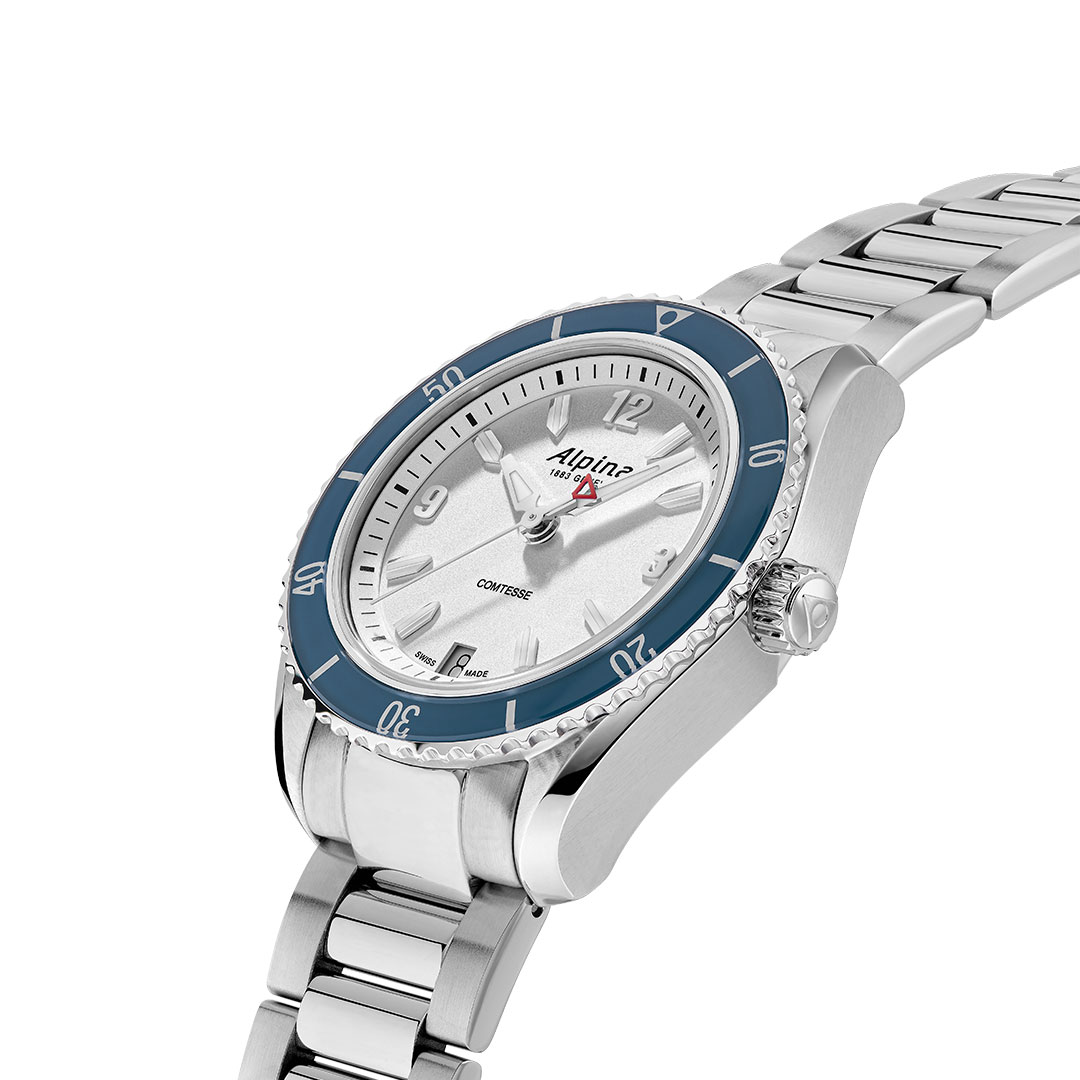 Alpina Alpiner Comtesse Uhr Weißes Zifferblatt AL-240S3NC6B – Bild 2