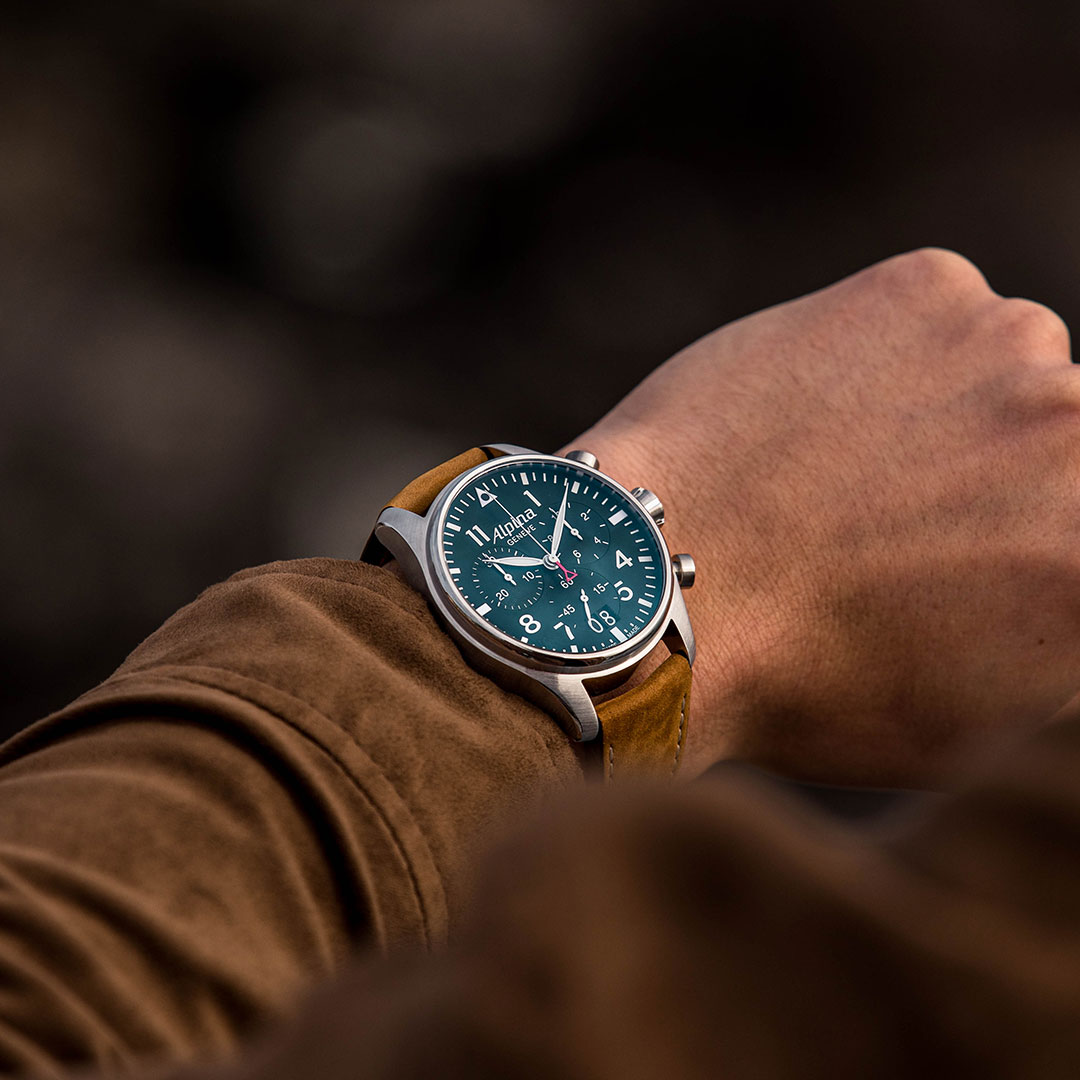 Alpina Pilot Chronograph Big Date AL-372N4S6 – Bild 2