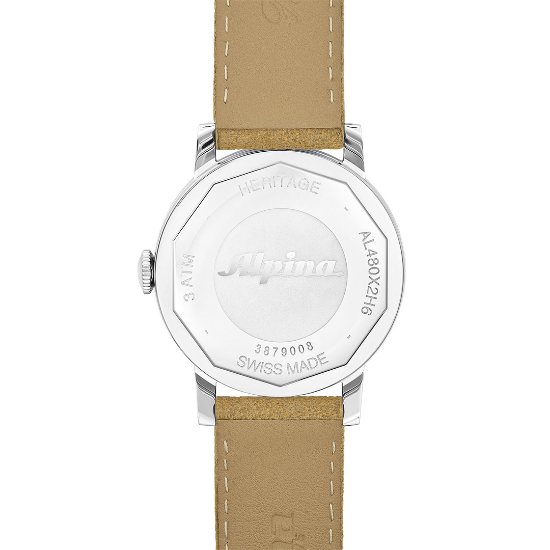 Alpina Heritage Tropic Proof Handwinding Uhr Schwarz AL-480B2H6 – Bild 5