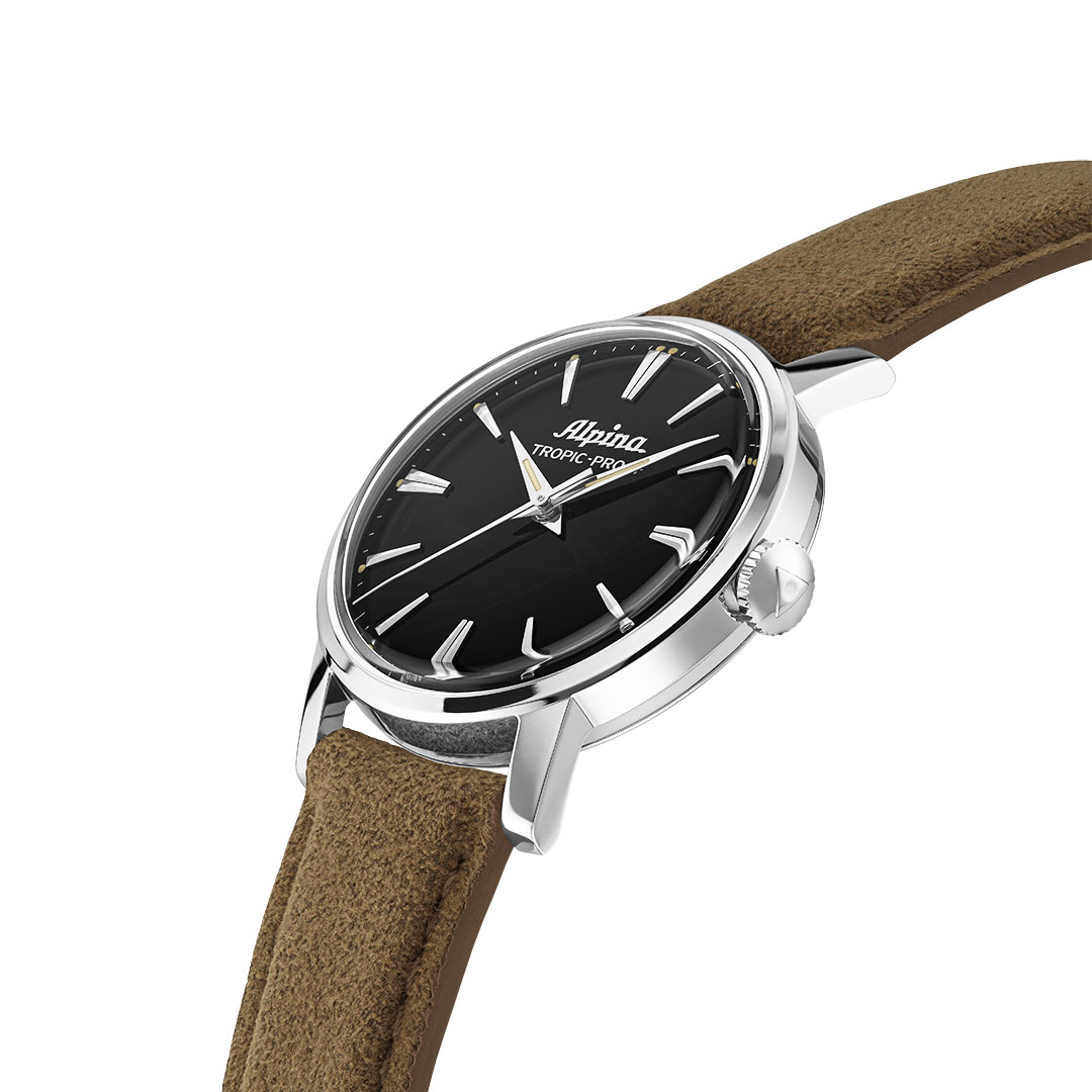 Alpina Heritage Tropic Proof Handwinding Uhr Schwarz AL-480B2H6 – Bild 4