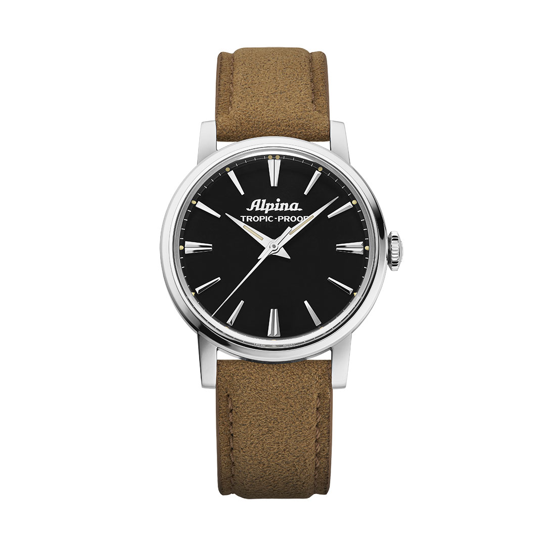 Alpina Heritage Tropic Proof Handwinding Uhr Schwarz AL-480B2H6