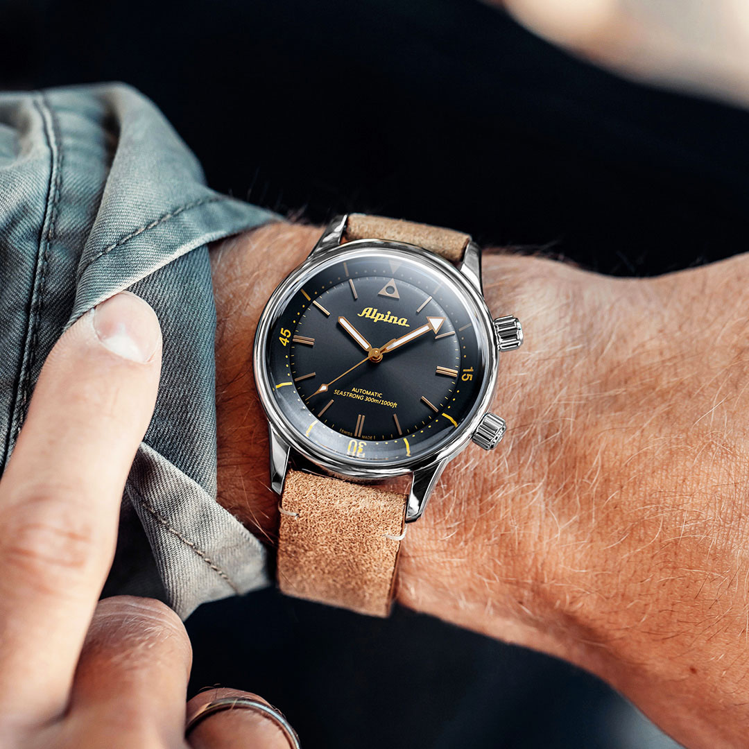 Alpina Heritage Seastrong Diver 300 Uhr AL-520BY4H6 – Bild 4