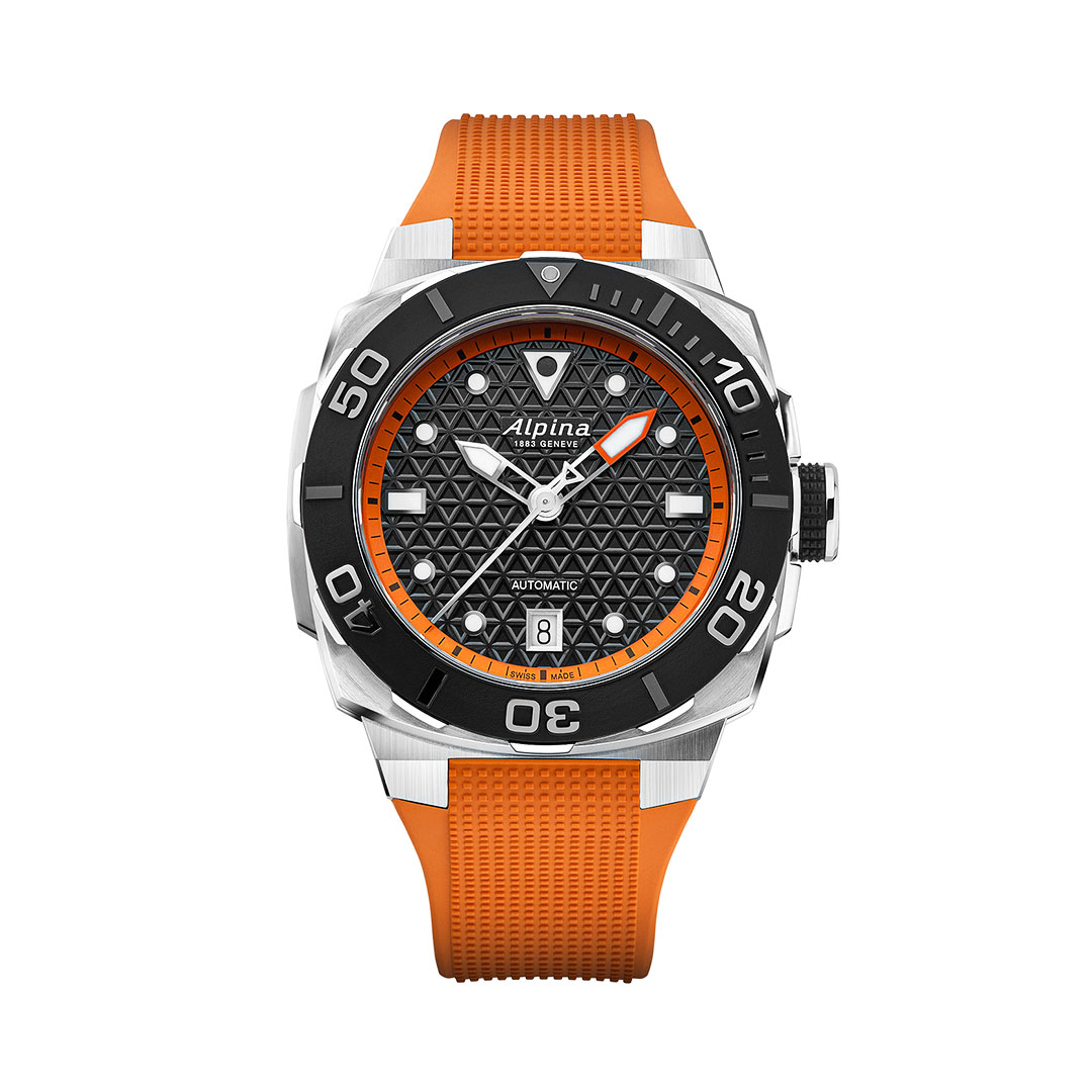 Alpina Seastrong Diver Extreme Orange Uhr AL-525BO3VE6