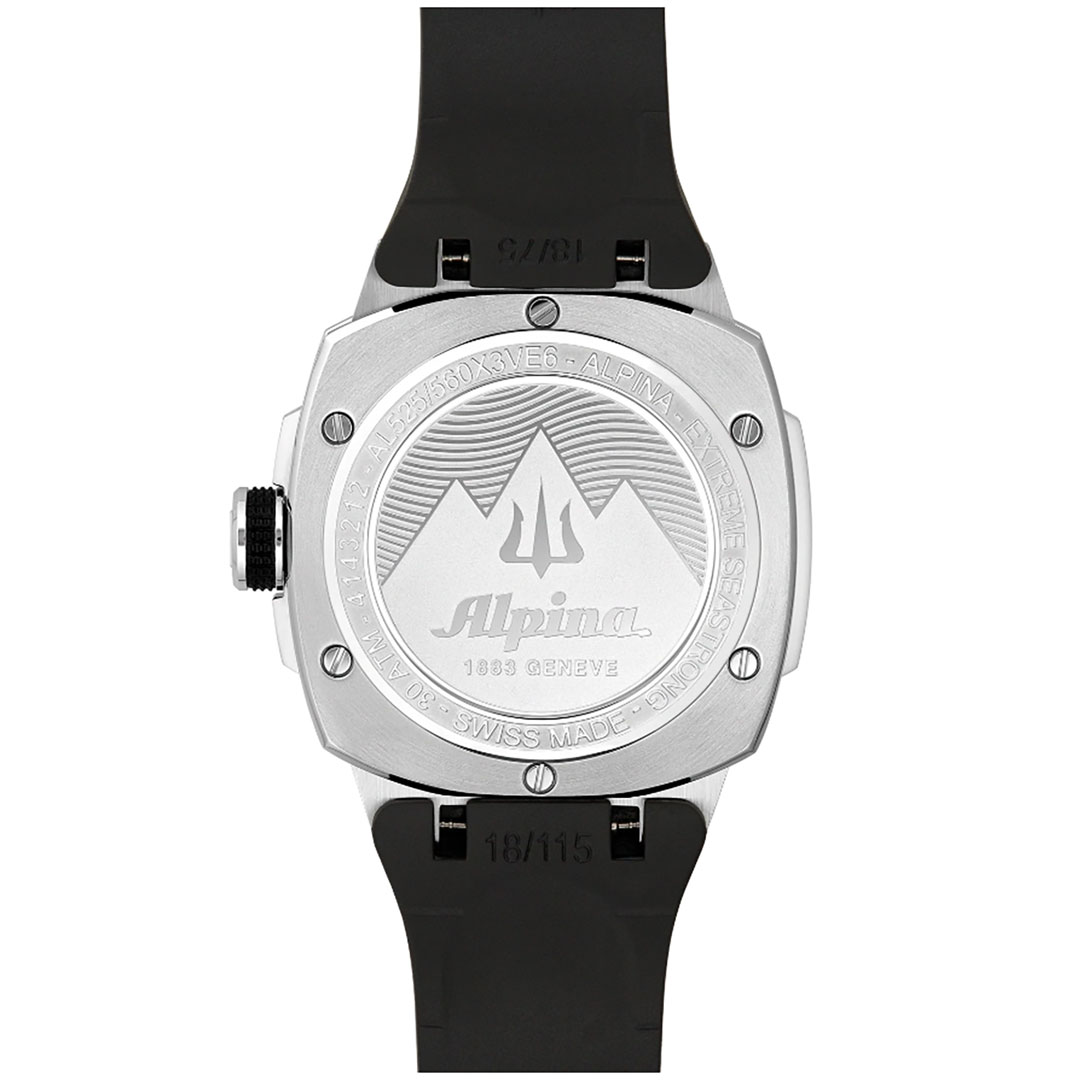 Alpina Seastrong Diver Automatik Schwarz Uhr AL-525B3VE6 – Bild 3