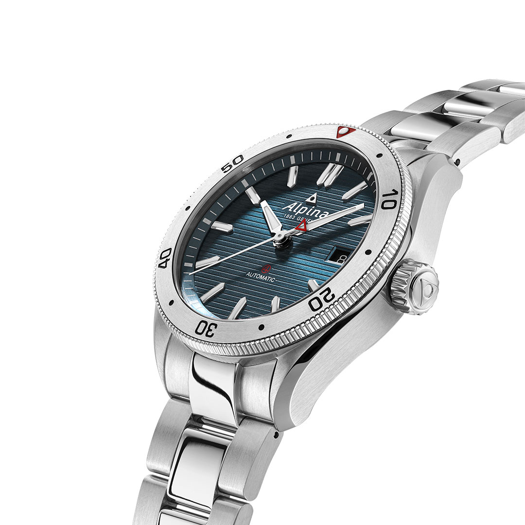 Alpina Alpiner 4 Uhr Edelstahl Blaues Zifferblatt AL-525NS4AQ6B – Bild 2