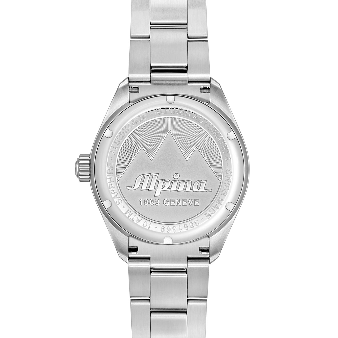 Alpina Alpiner 4 Uhr Edelstahl Blaues Zifferblatt AL-525NS4AQ6B – Bild 3