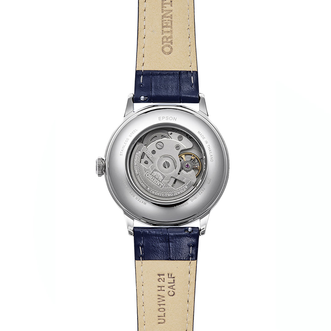 Orient Bambino 40.5mm Blaues Zifferblatt Uhr RA-AC0030L – Bild 3