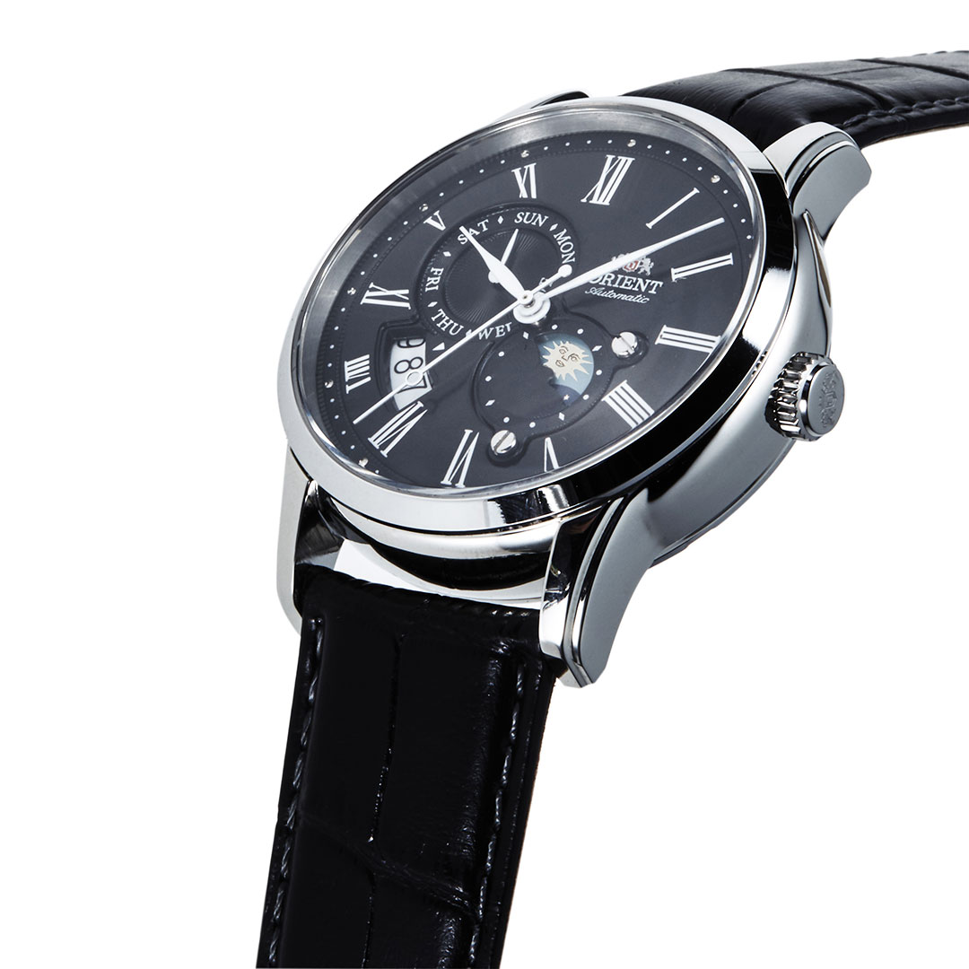 Orient Sun & Moon Uhr Schwarz RA-AK0010B – Bild 2