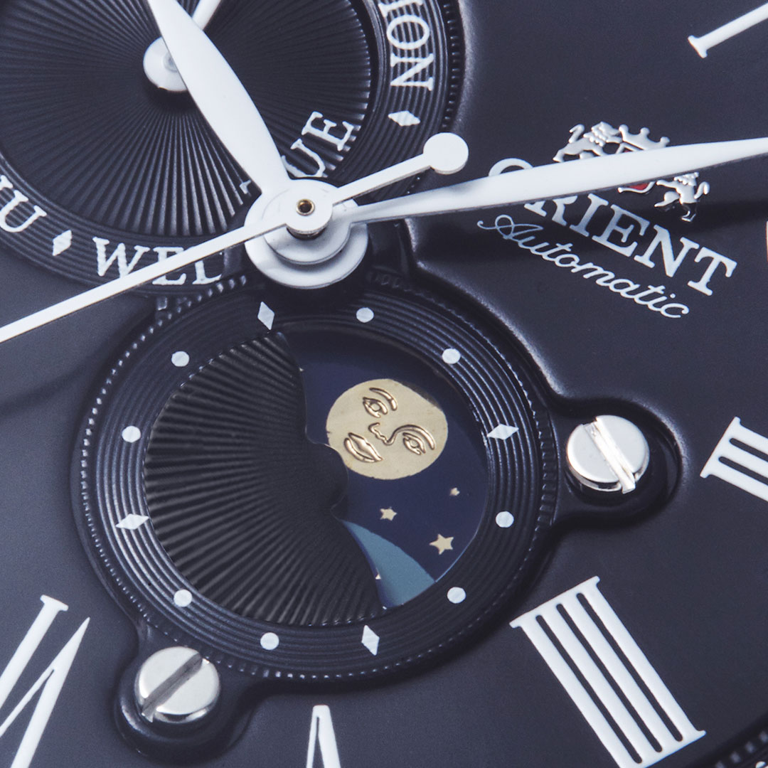 Orient Sun & Moon Uhr Schwarz RA-AK0010B – Bild 3