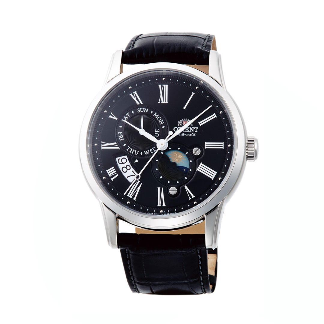 Orient Sun & Moon Uhr Schwarz RA-AK0010B