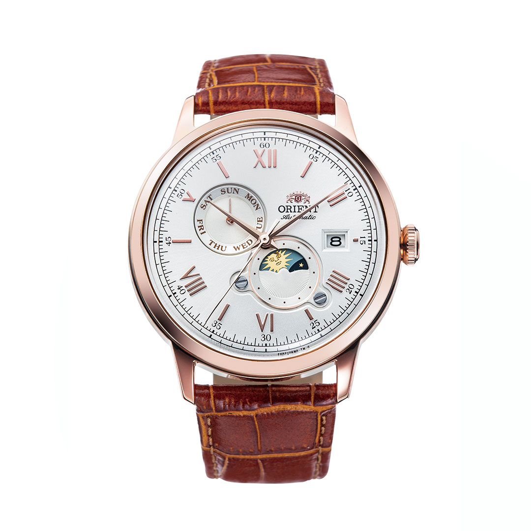 Orient Bambino Sun & Moon Uhr RA-AK0801S
