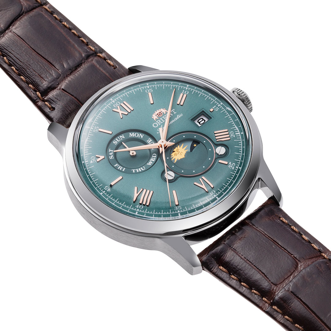 Orient Bambino Sun & Moon Uhr RA-AK0805E – Bild 2
