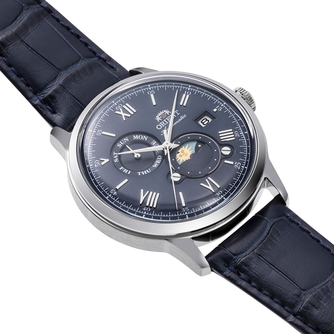 Orient Bambino Sun & Moon Uhr RA-AK0806L – Bild 2