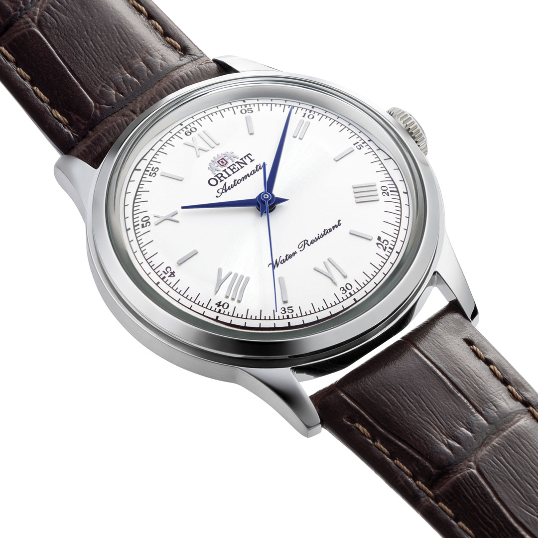 Orient Bambino 38mm Uhr Weiß Leder RA-BB0002S – Bild 2