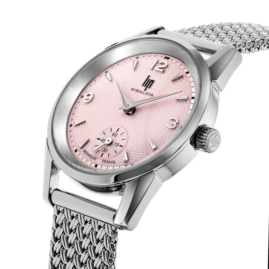 Lip Himalaya 29mm Uhr 671737 Rosa Zifferblatt – Bild 5