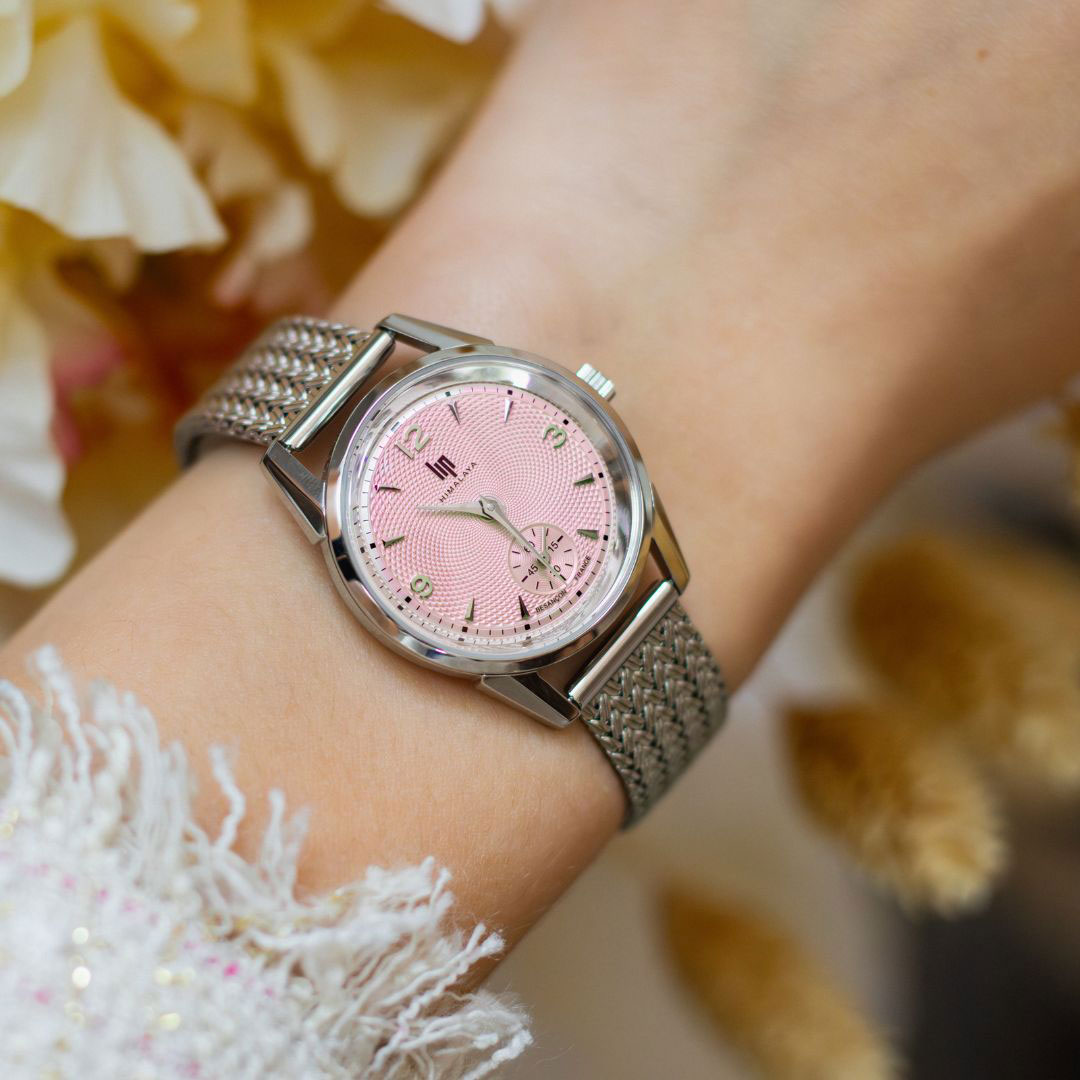 Lip Himalaya 29mm Uhr 671737 Rosa Zifferblatt – Bild 2