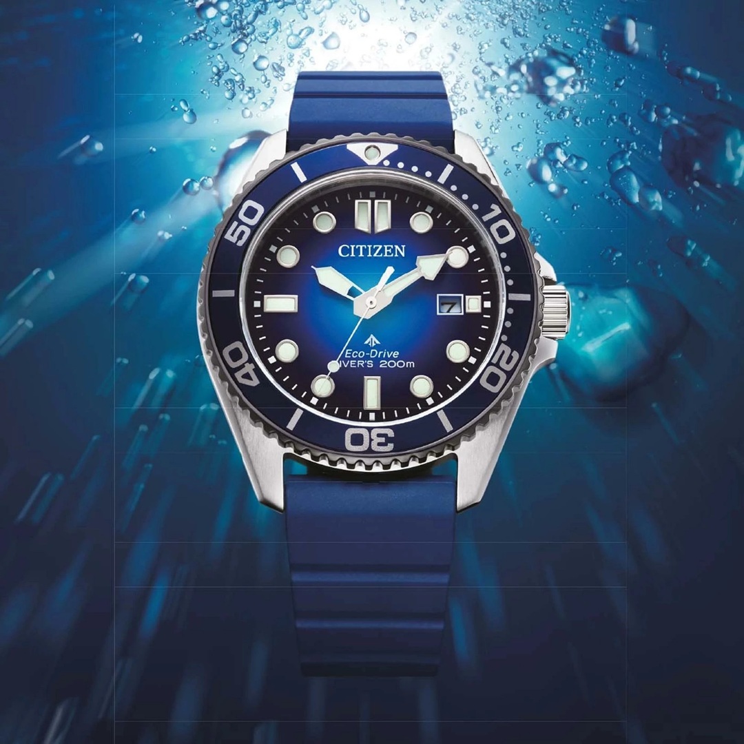 Citizen Taucheruhr Diver Blau BN0267-04L – Bild 5