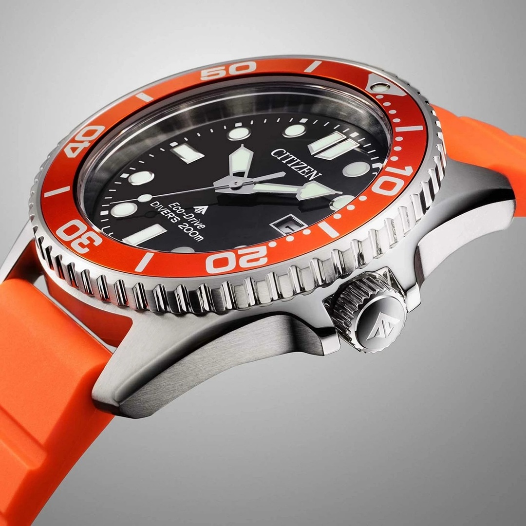 Citizen Diver Uhr Orange BN0268-01E – Bild 6