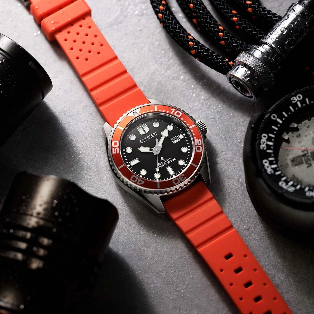 Citizen Diver Uhr Orange BN0268-01E – Bild 4