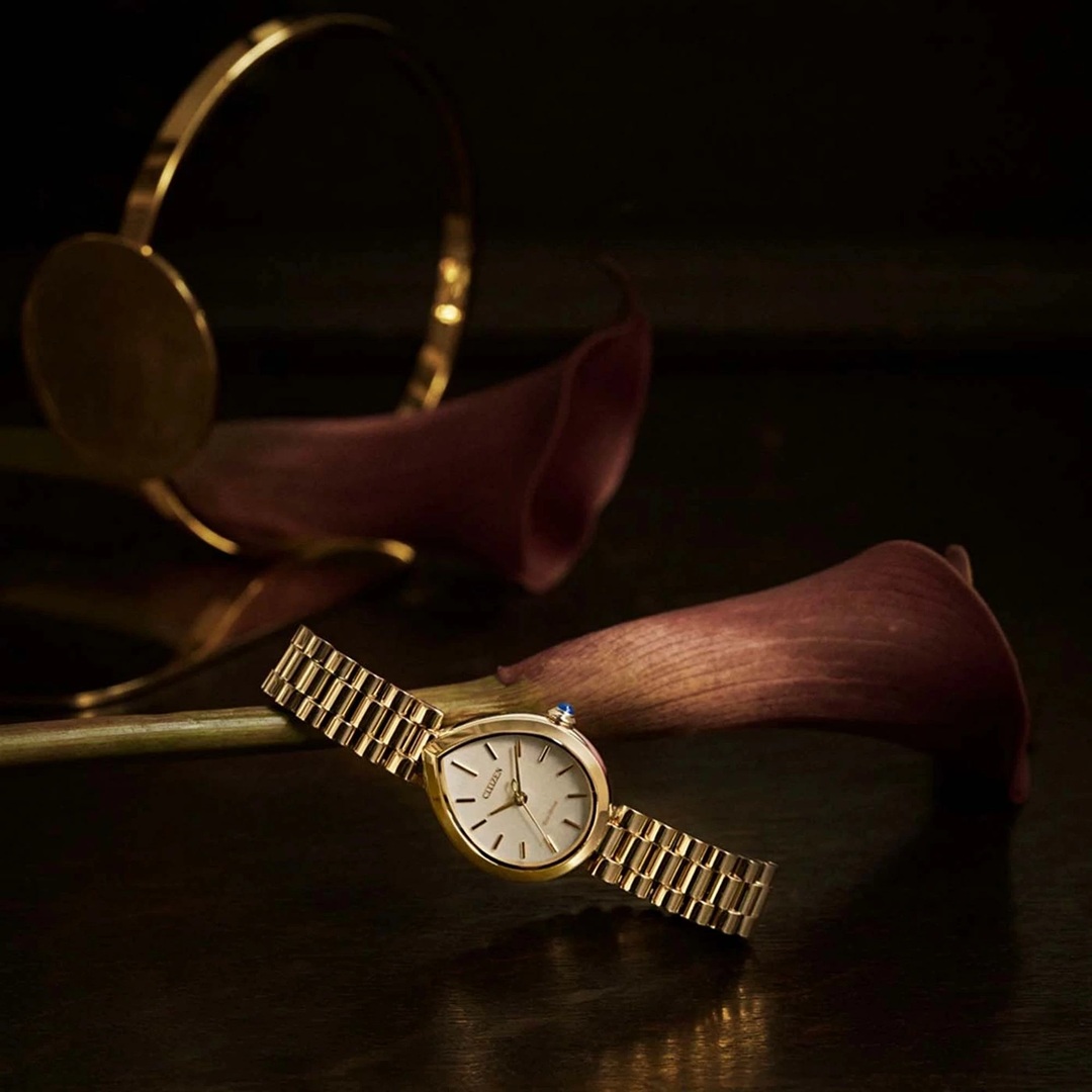 Citizen L Rainell Goldene Uhr EM1208-53A – Bild 6