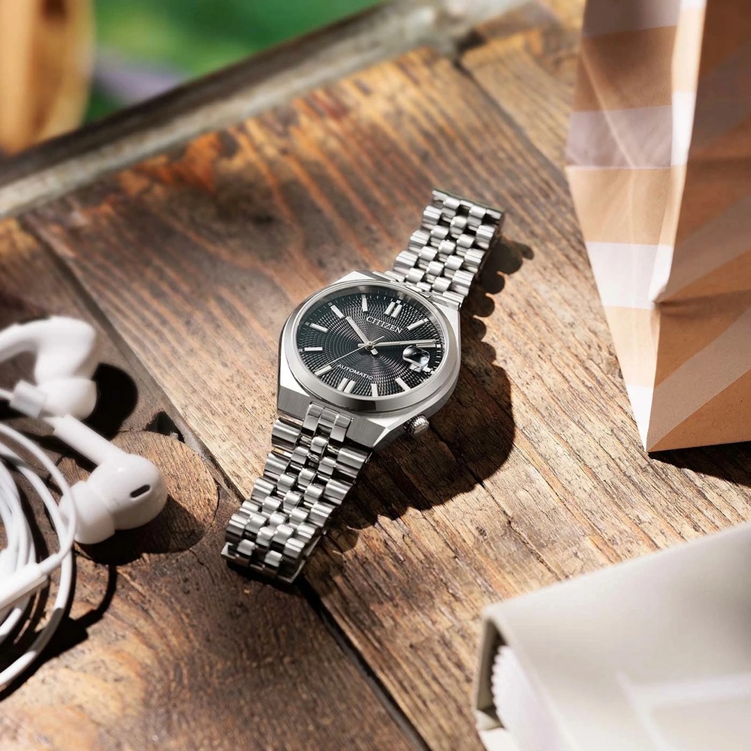 Citizen Tsuyosa 60 Uhr Schwarz 37mm NK0030-51E – Bild 5