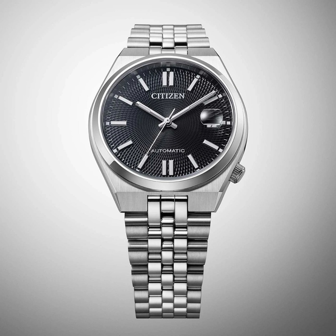 Citizen Tsuyosa 60 Uhr Schwarz 37mm NK0030-51E – Bild 6