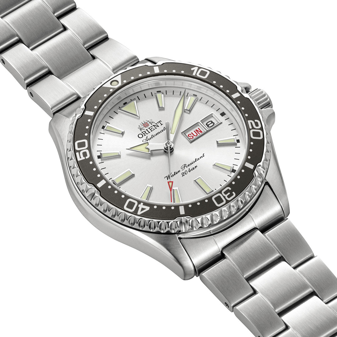 Orient Mako Uhr RA-AA0825S Weißes Zifferblatt – Bild 2