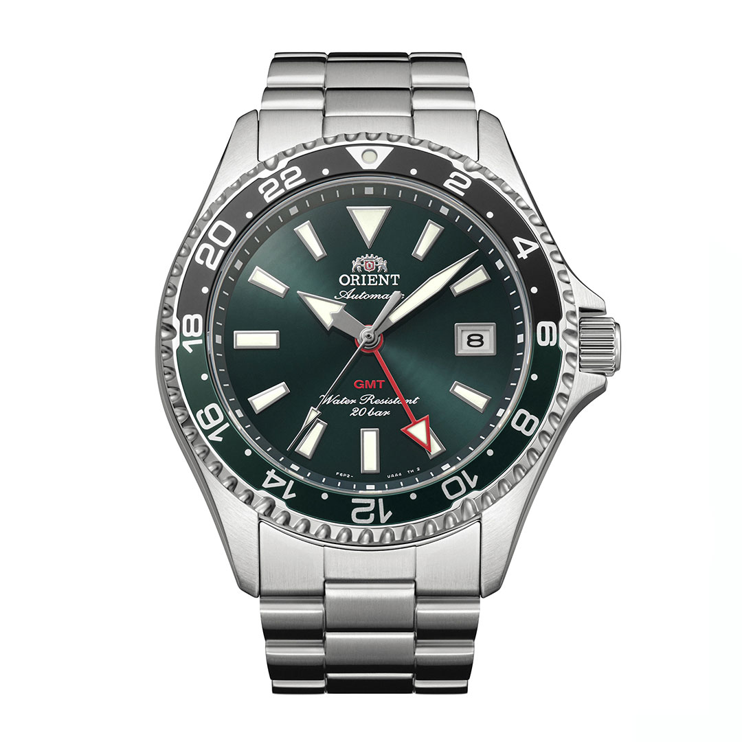 Orient Mako GMT Uhr RA-BC0002E Grün